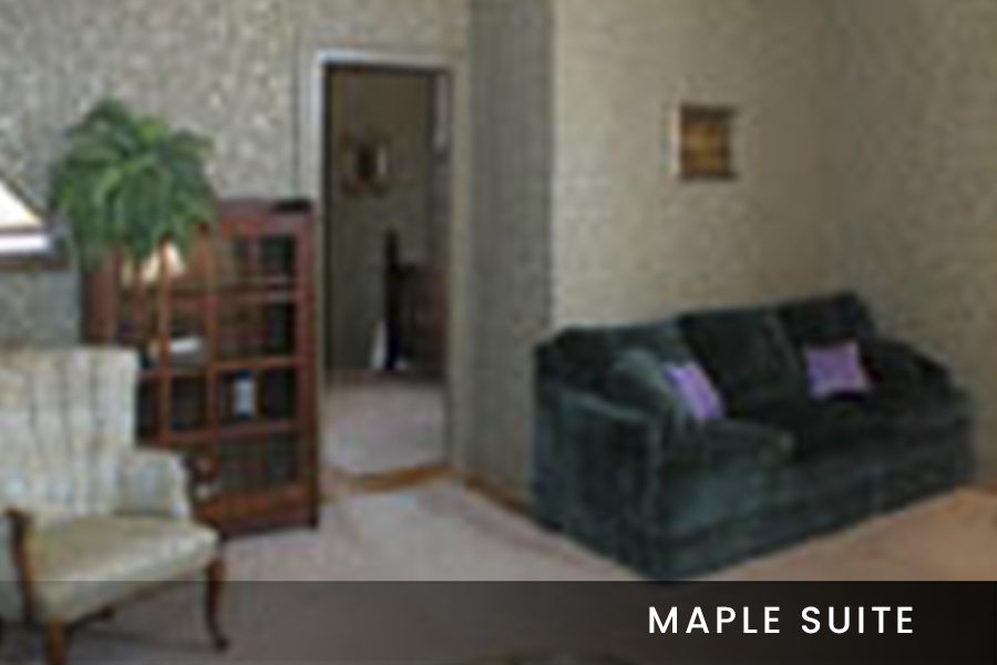 The maple suite at Glen Iris Inn