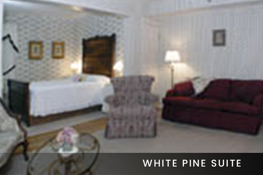 The white pine suite at Glen Iris Inn
